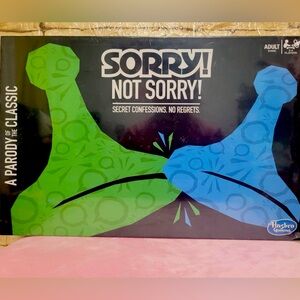 Sorry! Not sorry game board
